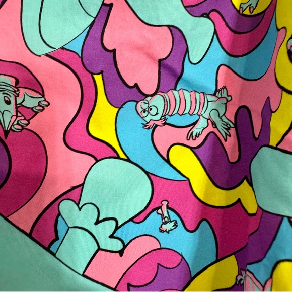 NWT. Disney psychedelic design shorts 2X from Alice in Wonderland. - Picture 9 of 16